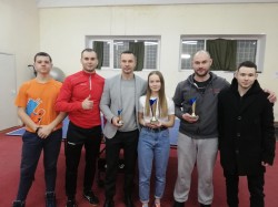 В избирательном округе №15 состоялись соревнования по настольному теннису